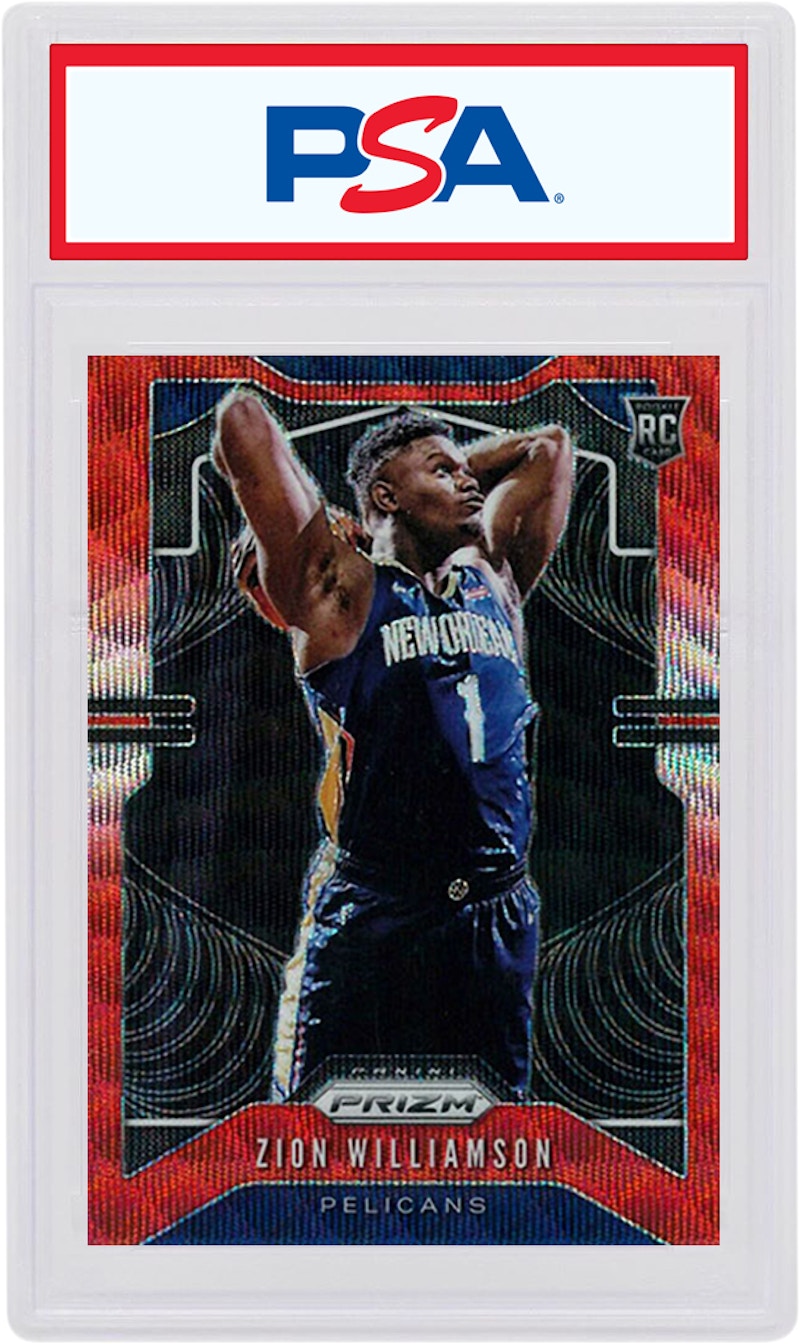 Buy Zion Williamson 2019 Panini Prizm Rookie Ruby Wave #248 Kartu Koleksi