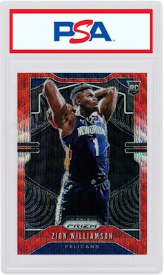 Zion Williamson 2019 Panini Prizm Rookie Ruby Wave #248 Kartu Koleksi Buy Zion Williamson 2019 Panini Prizm Rookie Ruby Wave #248 Kartu Koleksi