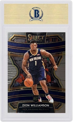 Zion Williamson 2019 Panini Select Rookie #1 Order Zion Williamson 2019 Panini Select Rookie #1