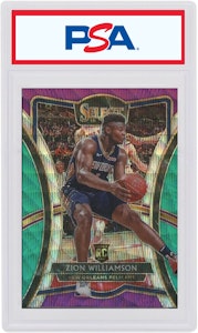 錫安‧威廉森 2019 Panini Select 新秀三色 #199 Buy 錫安‧威廉森 2019 Panini Select 新秀三色 #199