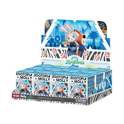 Zootopia Pop Mart MOLLY Co-branded Series Figures Sealed Case (12 Blind Boxes)
